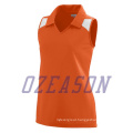 Ozeason Discount Full Dye Sublimation Polo Collar Sleeveless Volleyball Uniforms